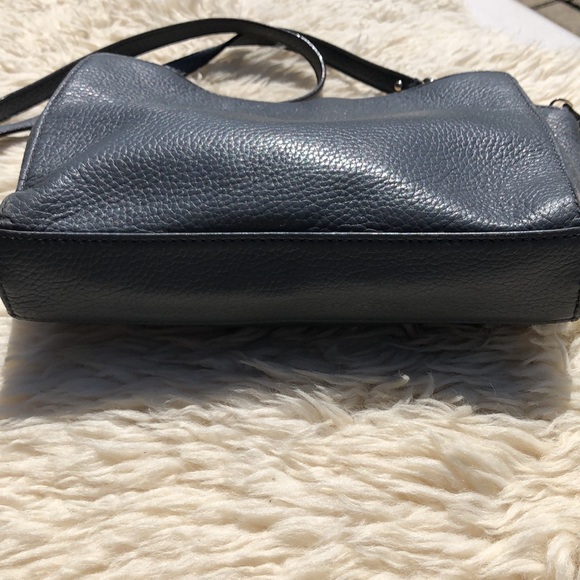 Kate Spade Grey Leather Crossbody bag purse - Picture 3 of 5